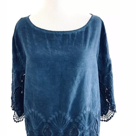 Ralph Lauren | Eyelet Top Embroidered Pullover - Picture 4 of 8